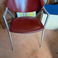 Poltroncina Atomic Calligaris vintage pelle