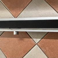 Canalina di scarico in Acciaio cover vetro nero