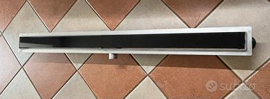 Canalina di scarico in Acciaio cover vetro nero