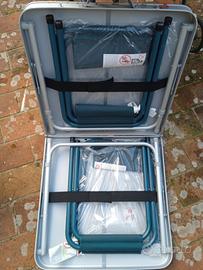 tavolo campeggio/Pic nic decathlon con 4 sgabelli