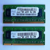 2 Memorie Ram 1GB Aeneon DDR2 - PC2 4200S Sodimm