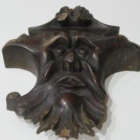 antico fregio/cimasa italiano scolpito a mano