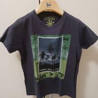T.Shirt Blue con scritte anni 8 marca Losan
