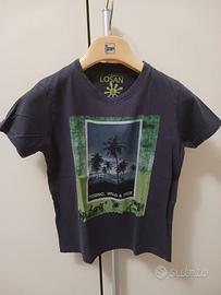 T.Shirt Blue con scritte anni 8 marca Losan