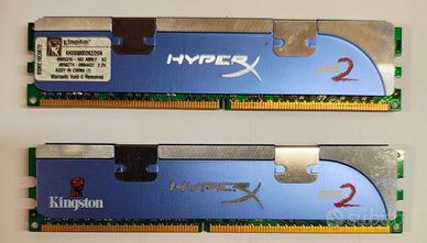 RAM DDR2 2GB (2x1GB) Kingston HyperX T1 1066Mhz