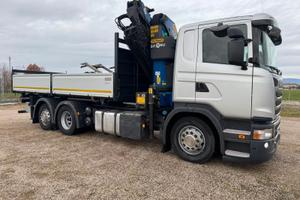 SCANIA R410 gru Palfinger 27000 6+2 + ribaltabile