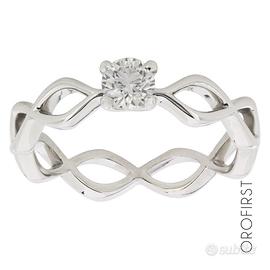 Anello solitario 0,30ct