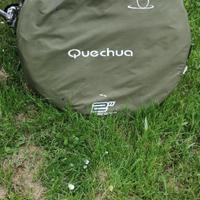 Tenda campeggio 2 SECONDS verde + Sacco a pelo