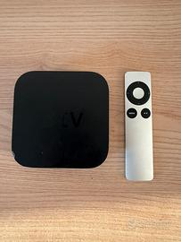 Apple TV 2ª Gen (A1378) + Telecomando In Alluminio