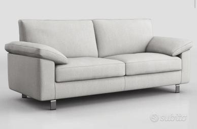 DIVANO TRE POSTI COLORE BIANCO DESIGN ITALIANO NEW