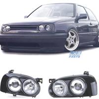 DOPPI FARI VOLKSWAGEN VW GOLF 3 NERO