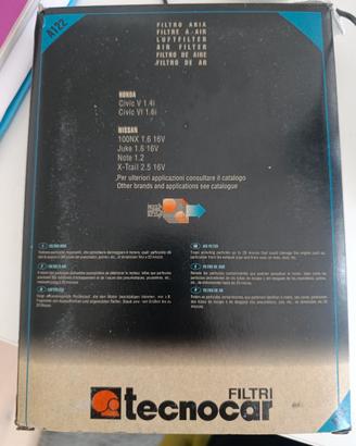 Filtro aria A122Tecnocar Honda Nissan