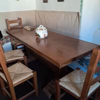 tavolo fratino con sedie