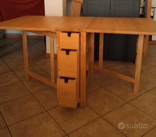 Tavolo a ribalta Norden Ikea betulla