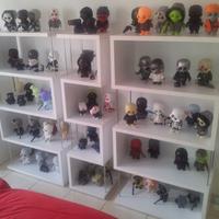 Libreria Zig Zag Espositore Scaffale Legno