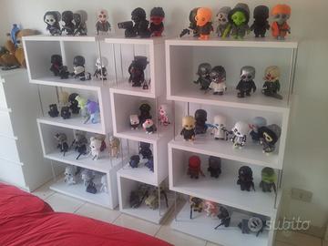 Libreria Zig Zag Espositore Scaffale Legno