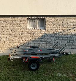 Carrello trasporto moto 3 posti Ellebi