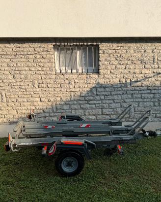 Carrello trasporto moto 3 posti Ellebi