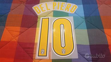 Nameset completo #10 DEL PIERO Juventus 2005/2006