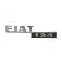 Scritta Emblema Targhetta auto Fiat 124