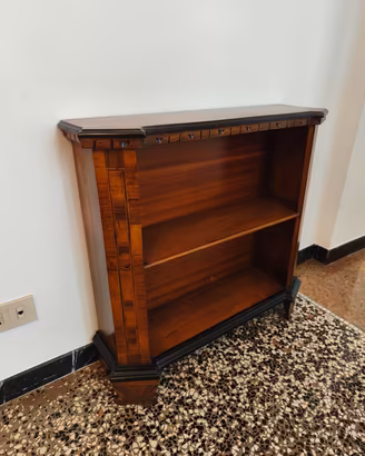 Libreria bassa in noce fine 800 inizi 900