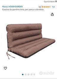 cuscino da giardino per panca o dondolo