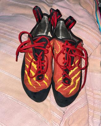Scarpette arrampicata wild climb pantera 2.0 rosse