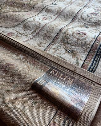 Tappeto classico beige/salvia - 170*230 cm
