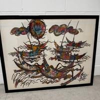 Quadro Balinese Originale 130×100 Batik