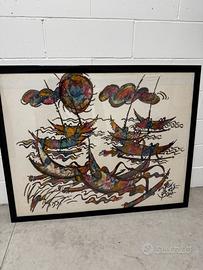 Quadro Balinese Originale 130×100 Batik