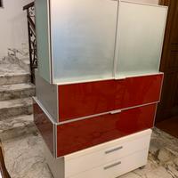 Pensili + mobile tv + cassettiera