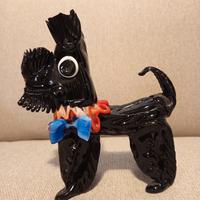 scultura in vetro Murano Scottish Terrier