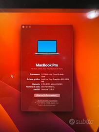 Macbook Pro 13” - Touchbar 2017