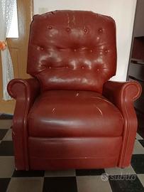 Poltrona massaggiante reclinabile