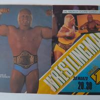 pubblicità cartacea wrestling Hulk Hogan anni 80