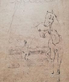 Giorgio de Chirico: Incisione cm 65x50, Pubblicata