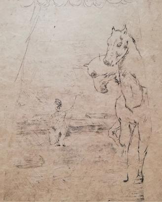 Giorgio de Chirico: Incisione cm 65x50, Pubblicata
