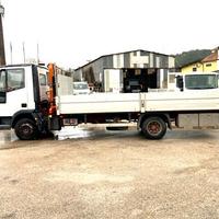 camion iveco 75e15 cassone fisso e gru