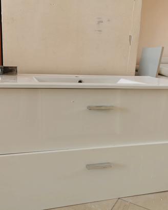  lavabo moderno con specchiera 