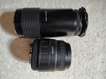 2 obiettivi x Minolta e Pentax