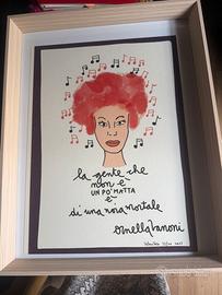 Quadro edizione limitata ORBELLA VANONI