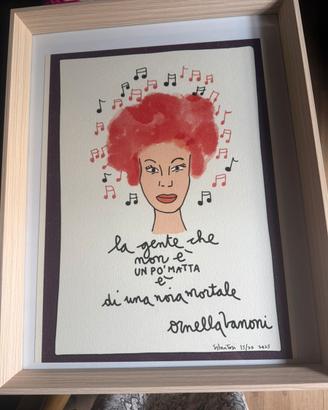 Quadro edizione limitata ORBELLA VANONI