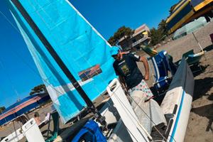 HOBIE CAT 18 - carrello - ricambi e sartiame