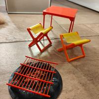 Set campeggio Mattel Barbie vintage 