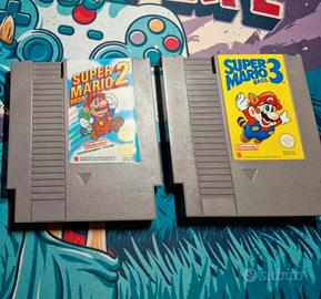 super Mario bros 2 e 3 Nintendo Nes