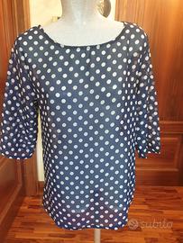 Lotto Donna Estate Navy: Pantalone Bianco + Blusa