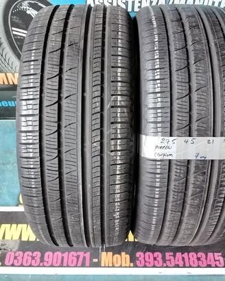 2 gomme usate pirelli 275 45 21 110y 4stagioni 
