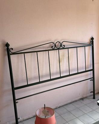Testiera letto in ferro battuto