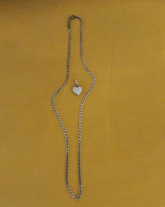 Collana con ciondolo a cuore 