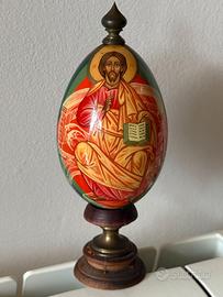 Uovo decorativo Vintage iconografia russa